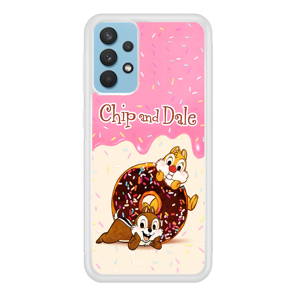 Chip And Dale Donut Creamy Samsung Galaxy A32 Case
