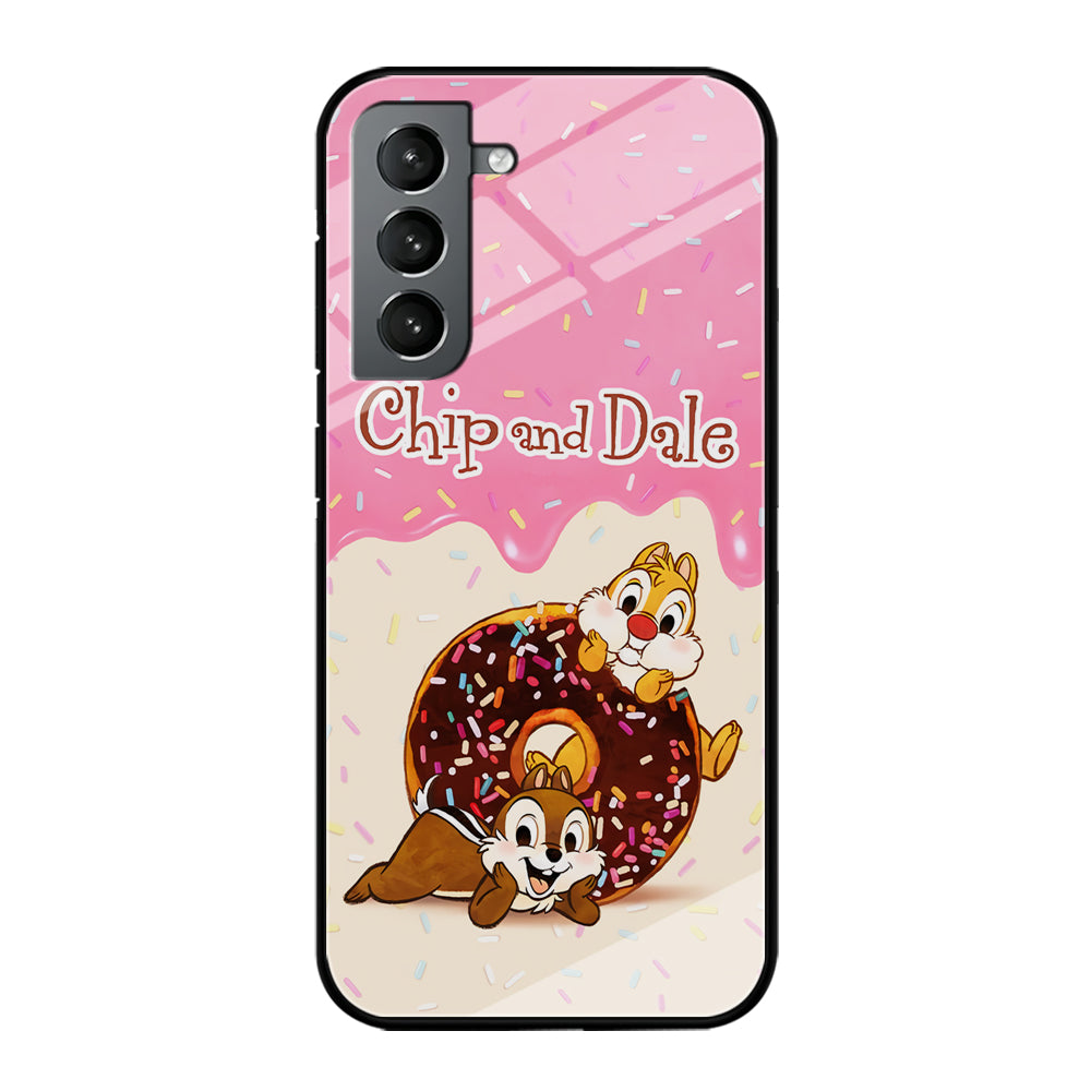 Chip And Dale Donut Creamy Samsung Galaxy S21 Case