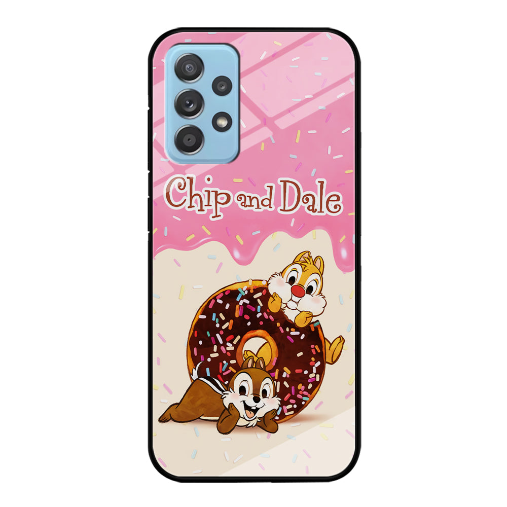 Chip And Dale Donut Creamy Samsung Galaxy A72 Case