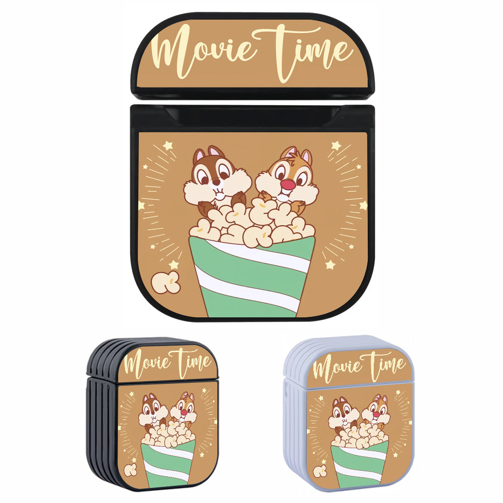 Chip And Dale Movie Time Hard Plastic Case Cover For Apple Airpods