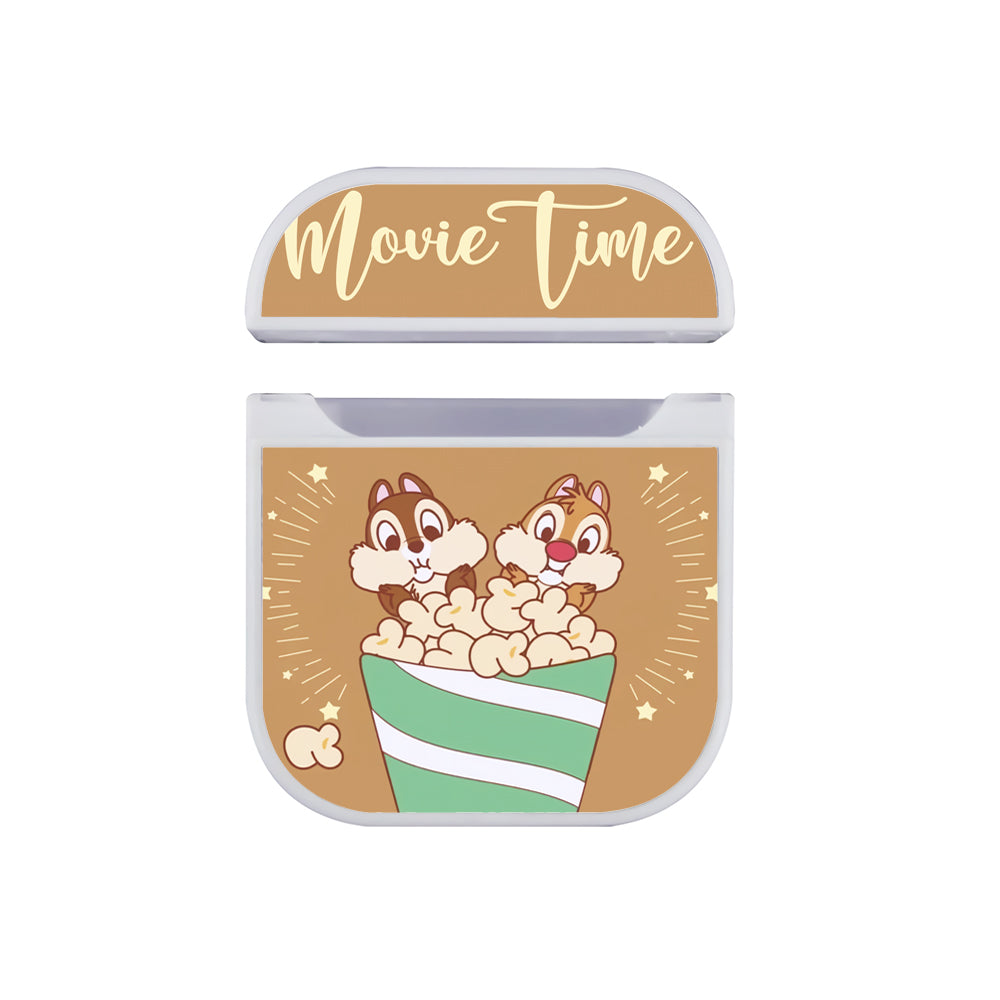 Chip And Dale Movie Time Hard Plastic Case Cover For Apple Airpods