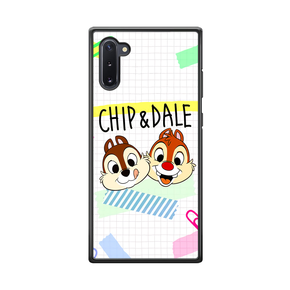 Chip And Dale Paper Clip Aesthetic Samsung Galaxy Note 10 Case