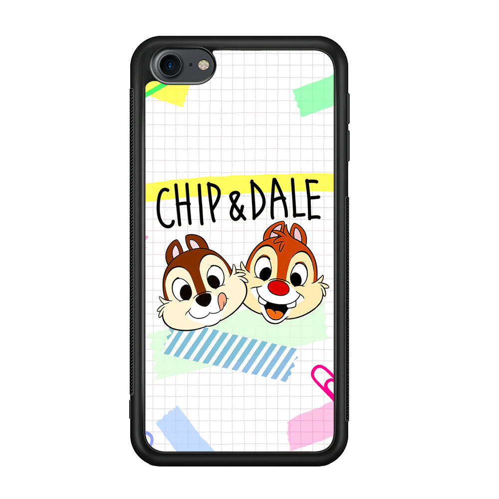 Chip And Dale Paper Clip Aesthetic iPod Touch 6 Case - Ezzystore