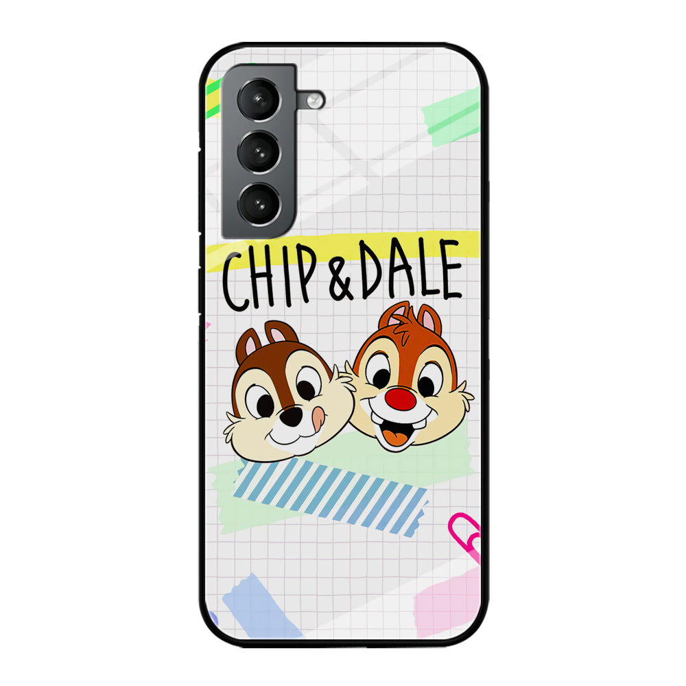 Chip And Dale Paper Clip Aesthetic Samsung Galaxy S21 Case