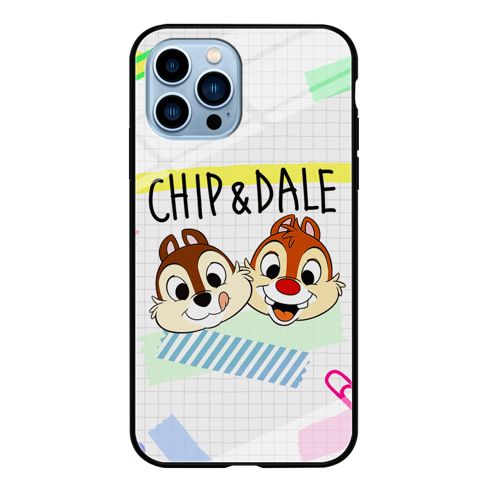 Chip And Dale Paper Clip Aesthetic iPhone 14 Pro Case
