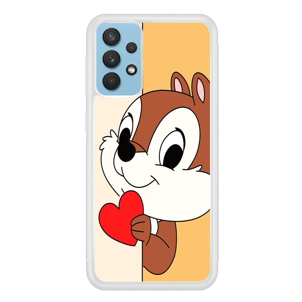 Chip Character Give Love Chip And Dale Samsung Galaxy A32 Case