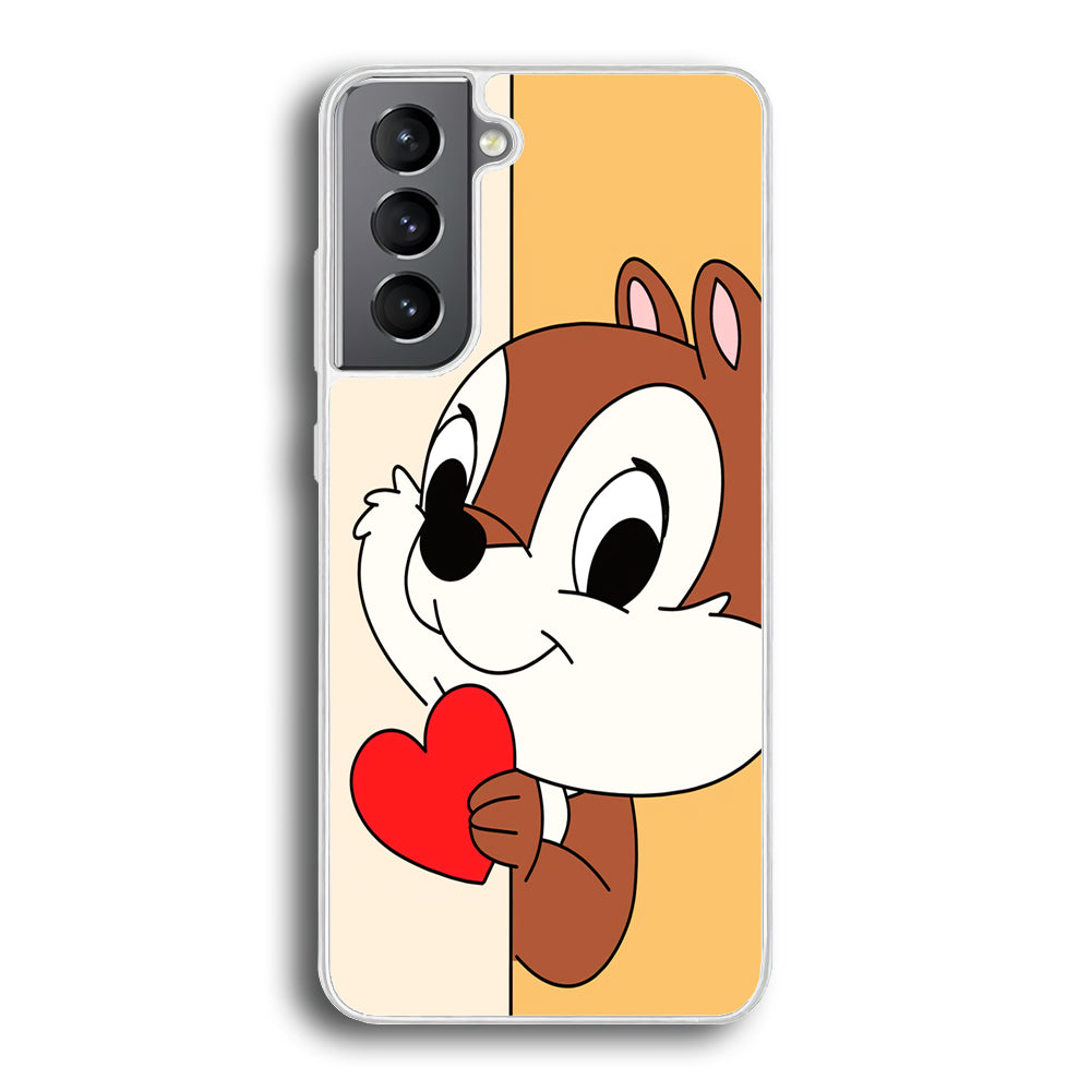 Chip Character Give Love Chip And Dale Samsung Galaxy S21 Case