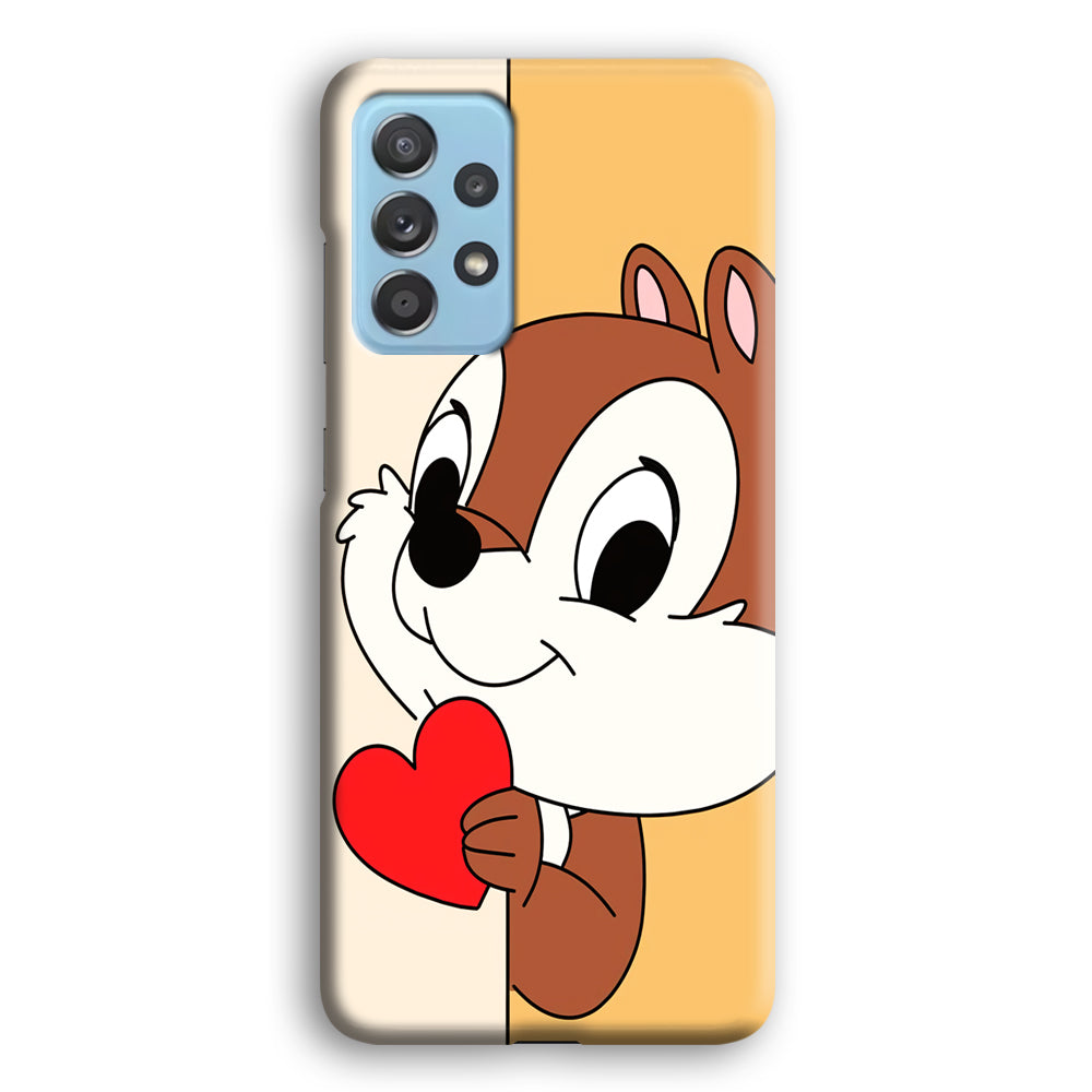 Chip Character Give Love Chip And Dale Samsung Galaxy A52 Case