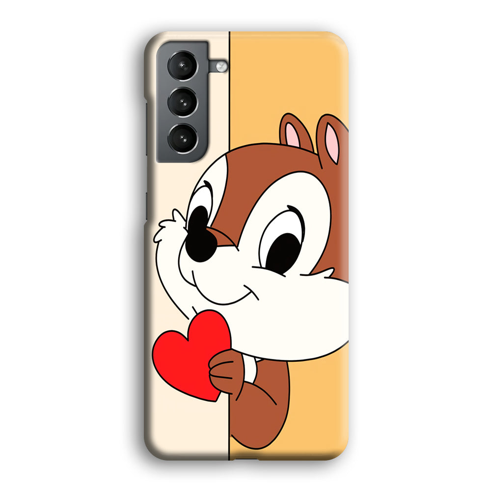 Chip Character Give Love Chip And Dale Samsung Galaxy S21 Case