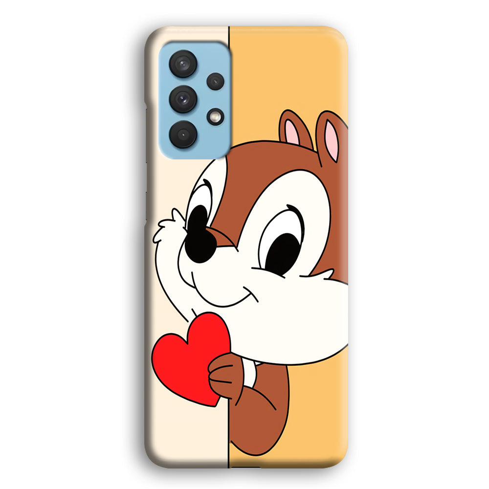 Chip Character Give Love Chip And Dale Samsung Galaxy A32 Case
