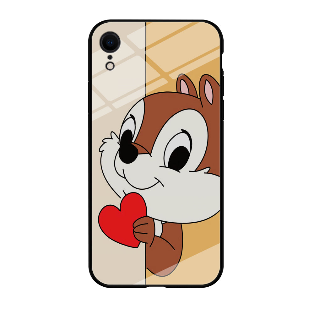 Chip Character Give Love Chip And Dale iPhone XR Case