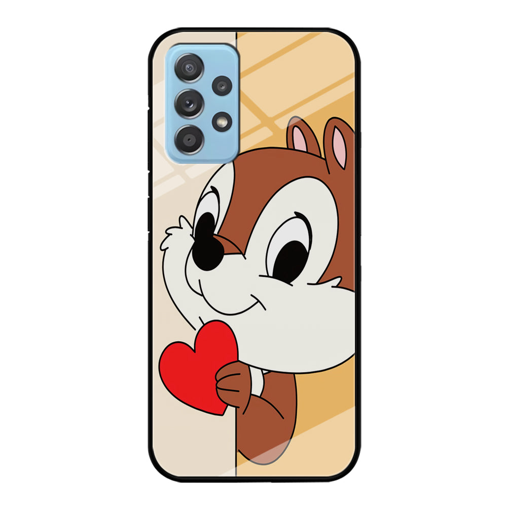 Chip Character Give Love Chip And Dale Samsung Galaxy A72 Case