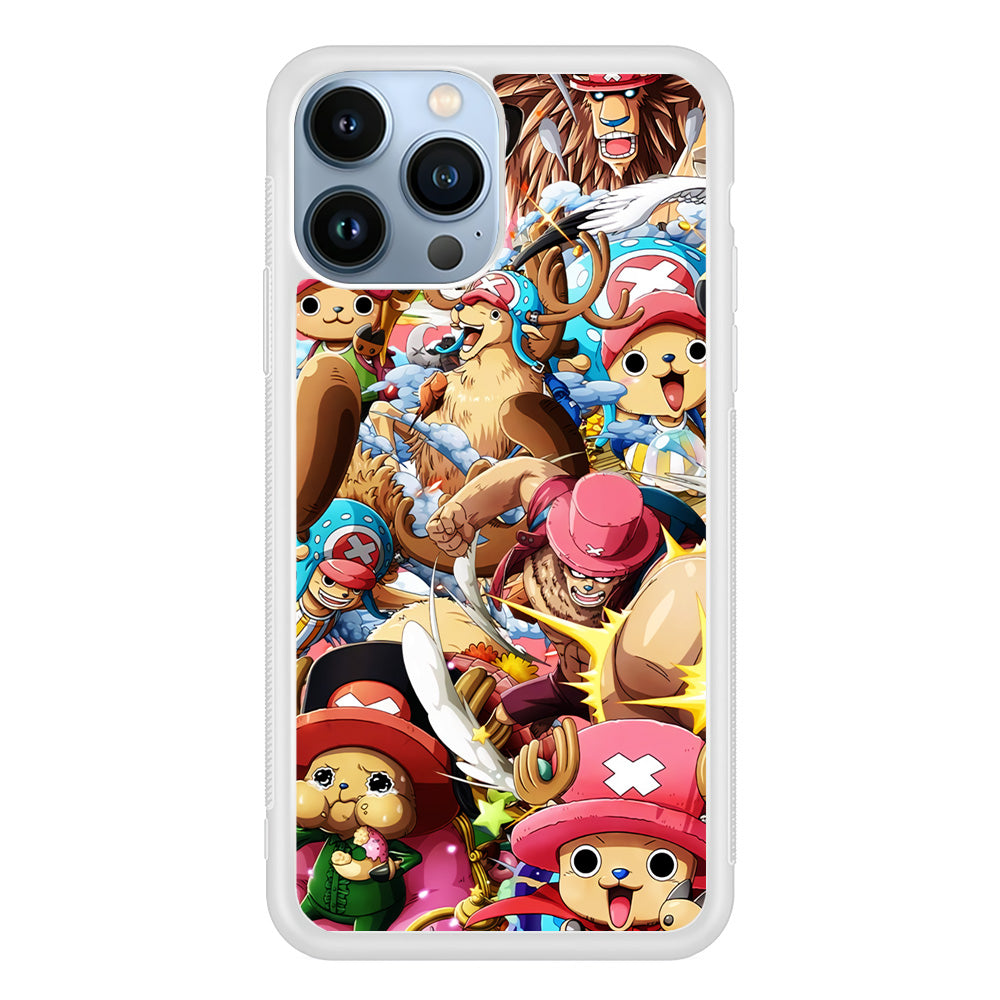 Chopper One Piece Transformation Character iPhone 15 Pro Case