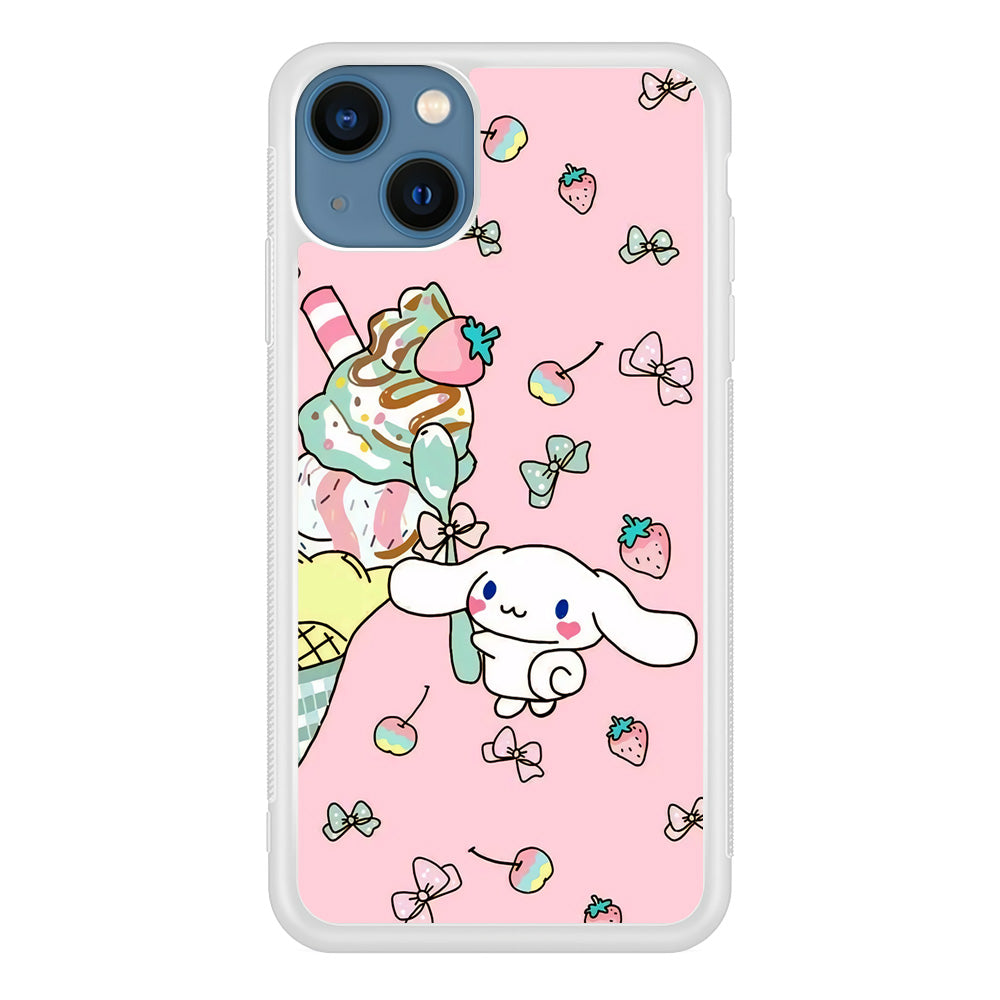 Cinnamoroll Ice Cream Dessert iPhone 15 Plus Case