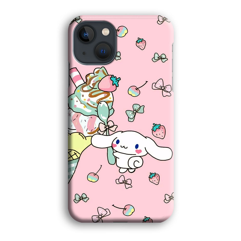 Cinnamoroll Ice Cream Dessert iPhone 15 Plus Case