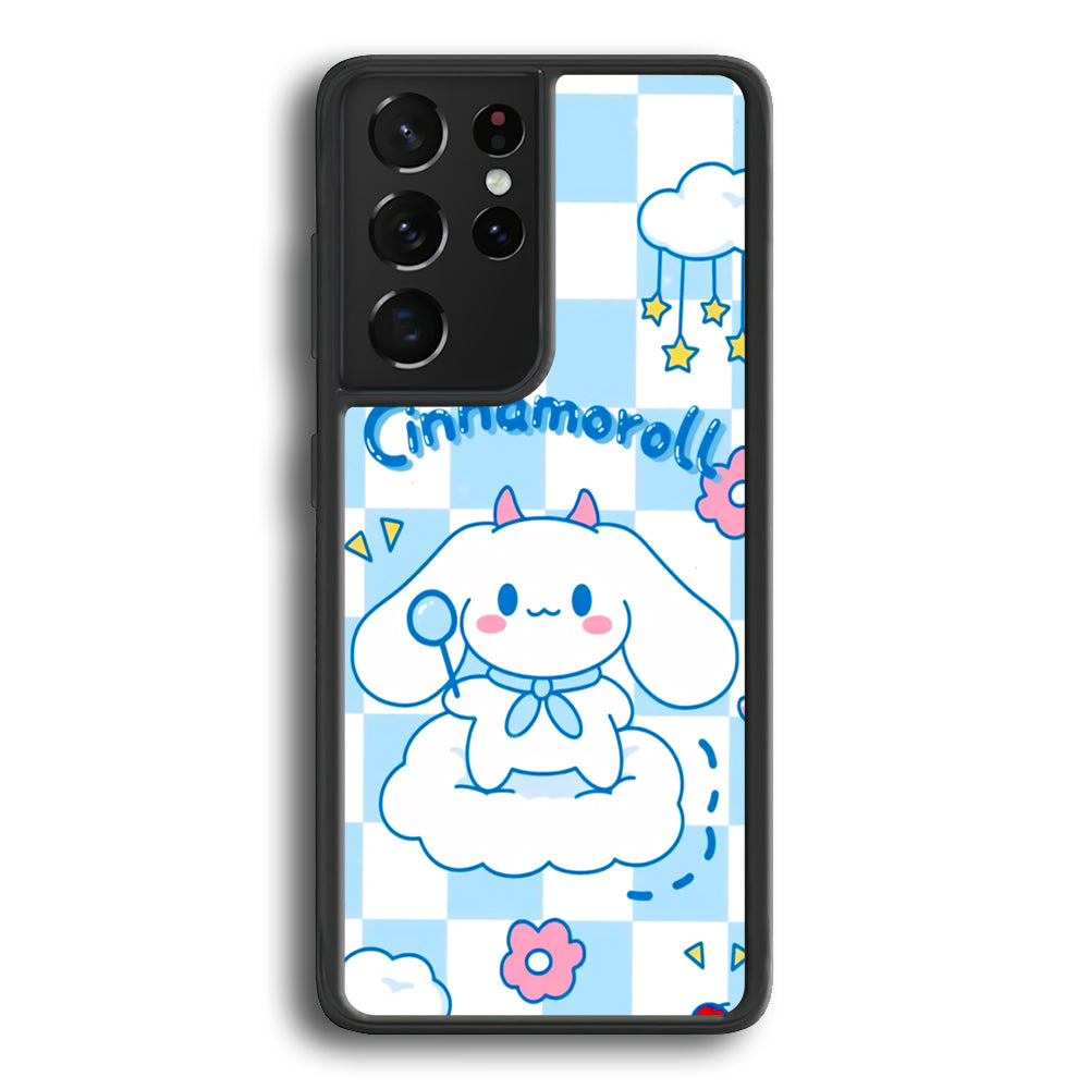 Cinnamoroll Square Of Aesthetic Samsung Galaxy S21 Ultra Case - Ezzystore