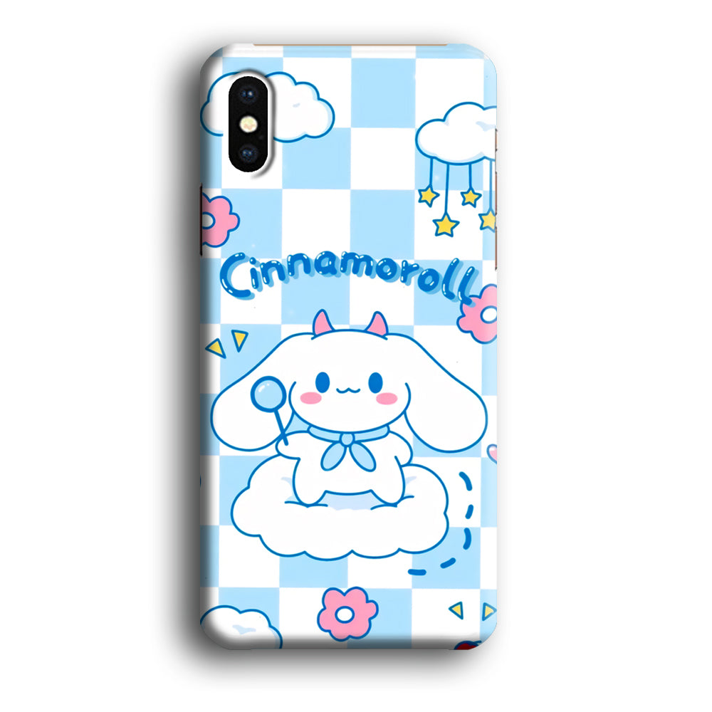 Cinnamoroll Square Of Aesthetic iPhone XS Case