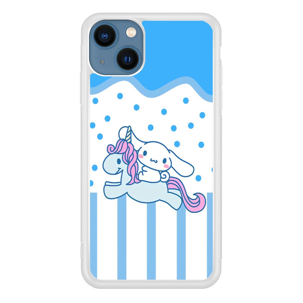 Cinnamoroll With Unicorn iPhone 15 Case