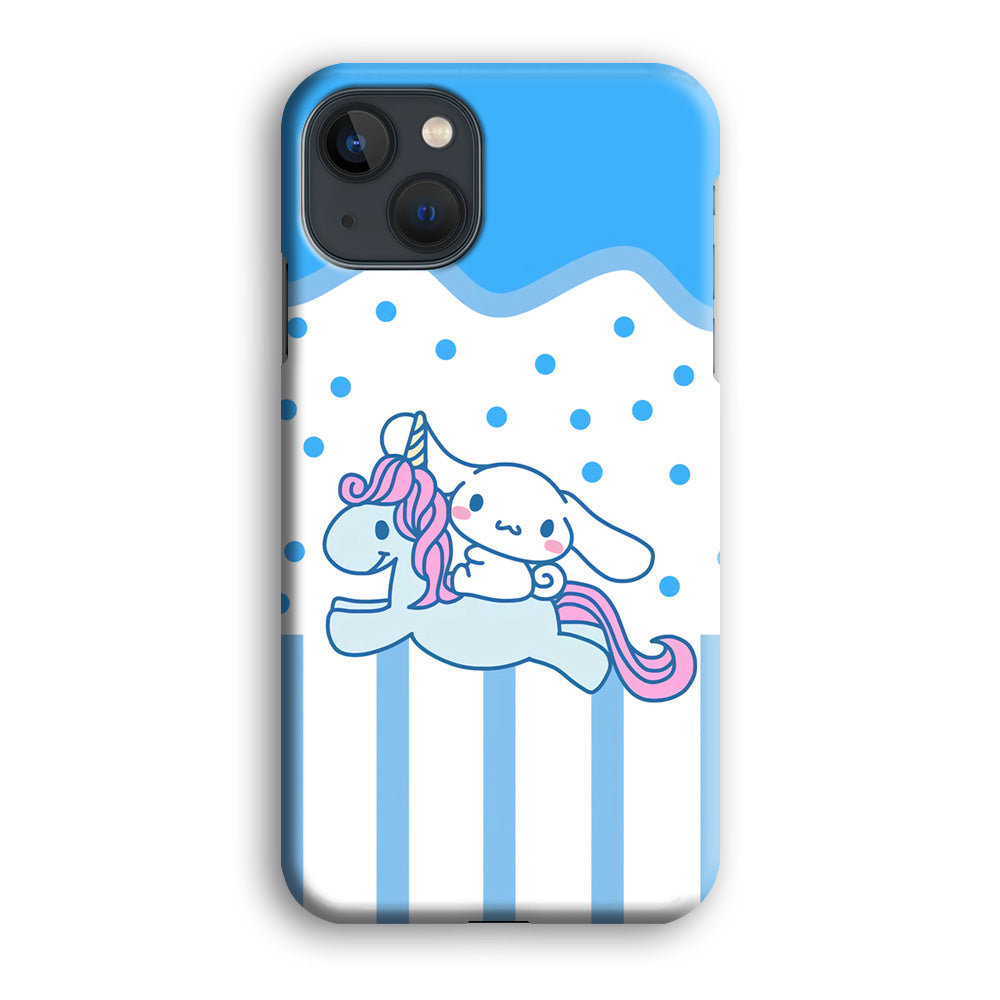 Cinnamoroll With Unicorn iPhone 15 Case