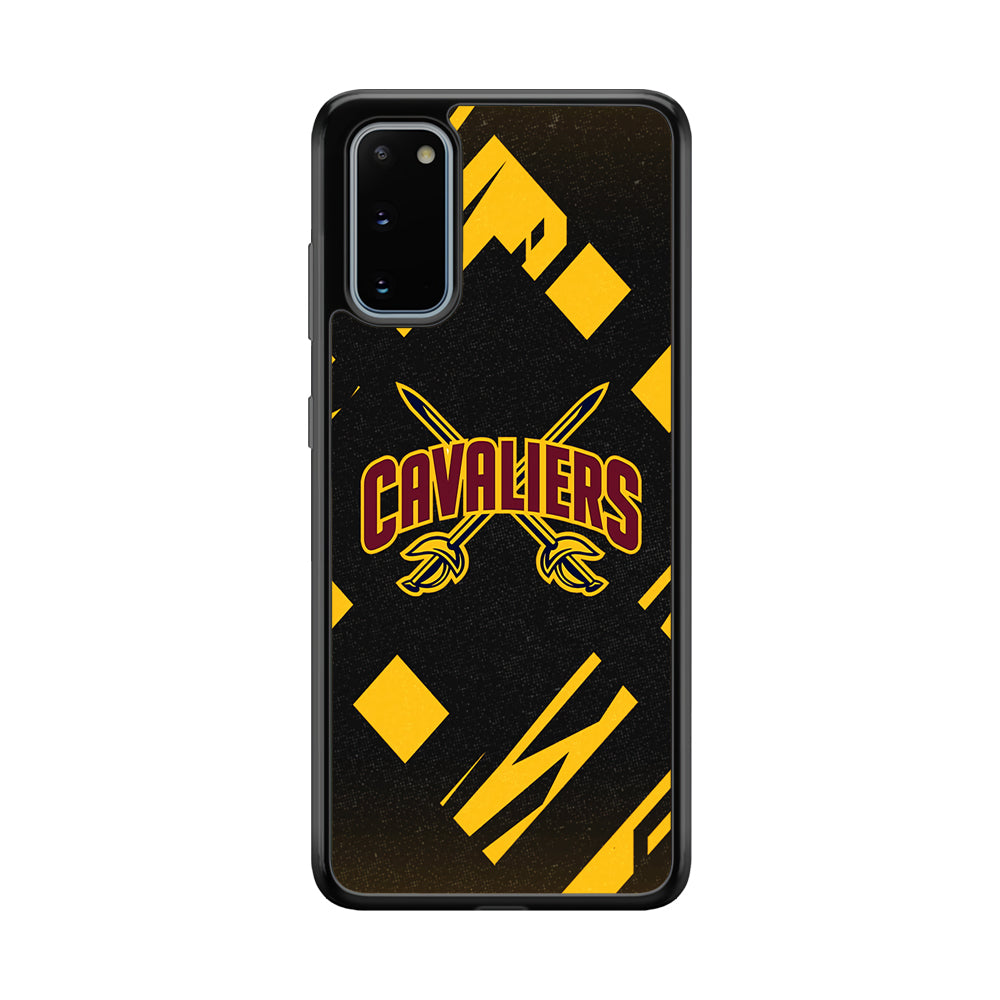 Cleveland Cavaliers Yellow Pattern Samsung Galaxy S20 Case