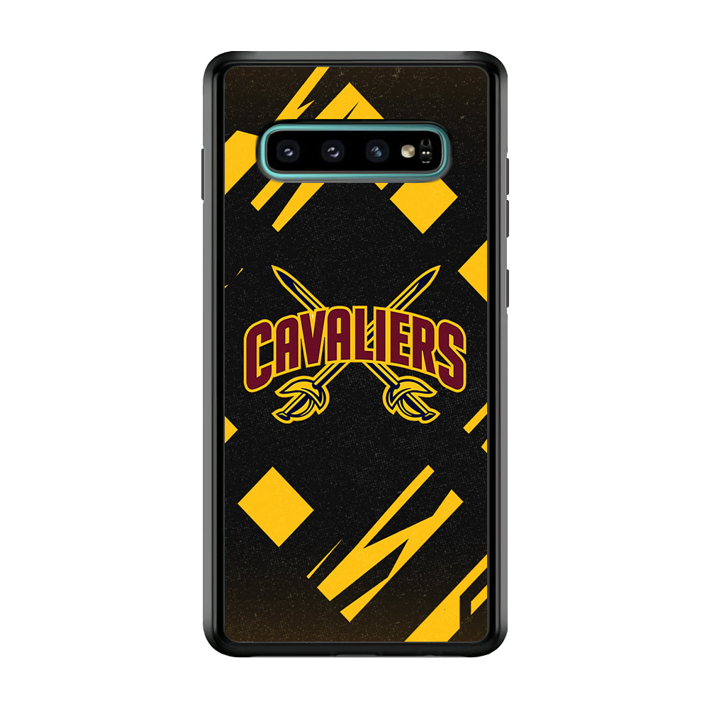 Cleveland Cavaliers Yellow Pattern Samsung Galaxy S10 Plus Case