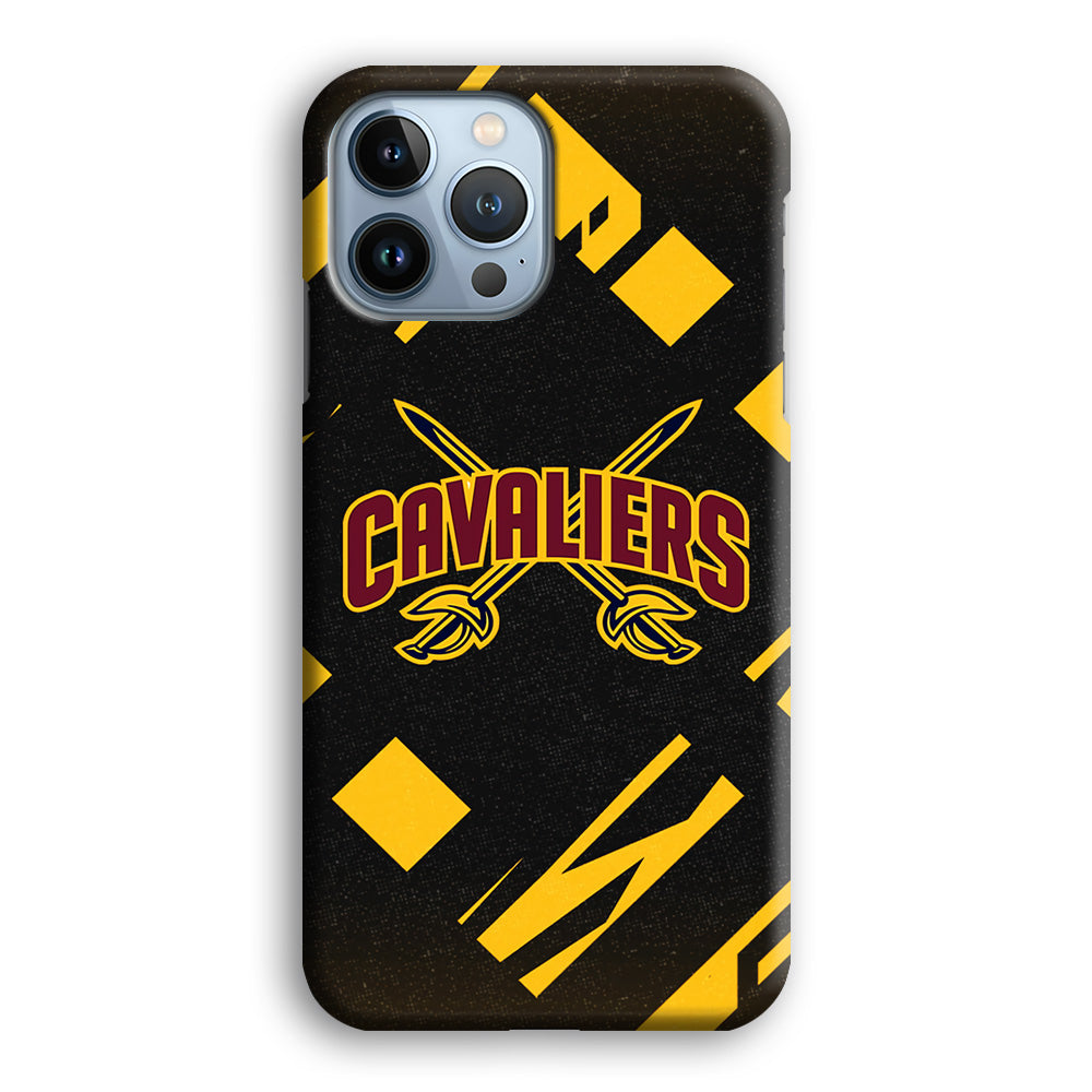 Cleveland Cavaliers Yellow Pattern iPhone 15 Pro Max Case
