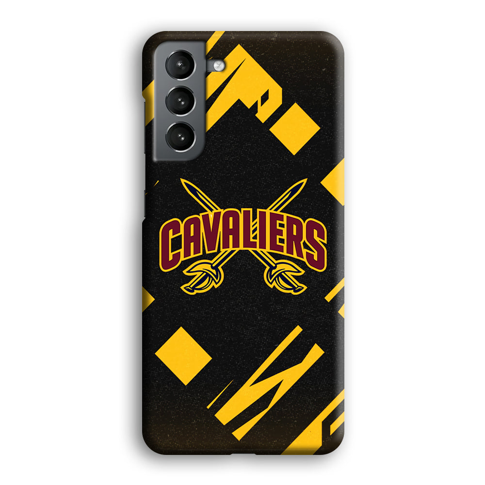Cleveland Cavaliers Yellow Pattern Samsung Galaxy S21 Case