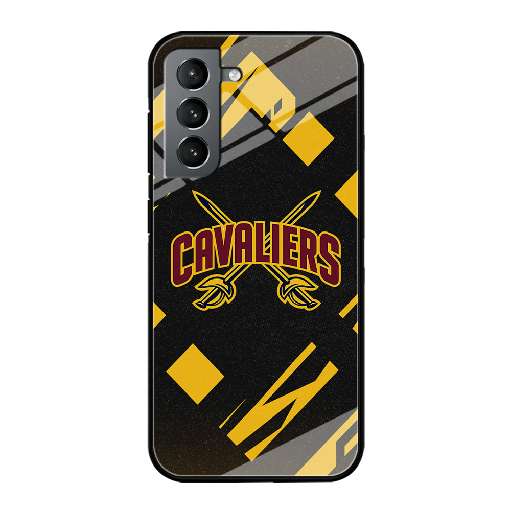 Cleveland Cavaliers Yellow Pattern Samsung Galaxy S21 Case