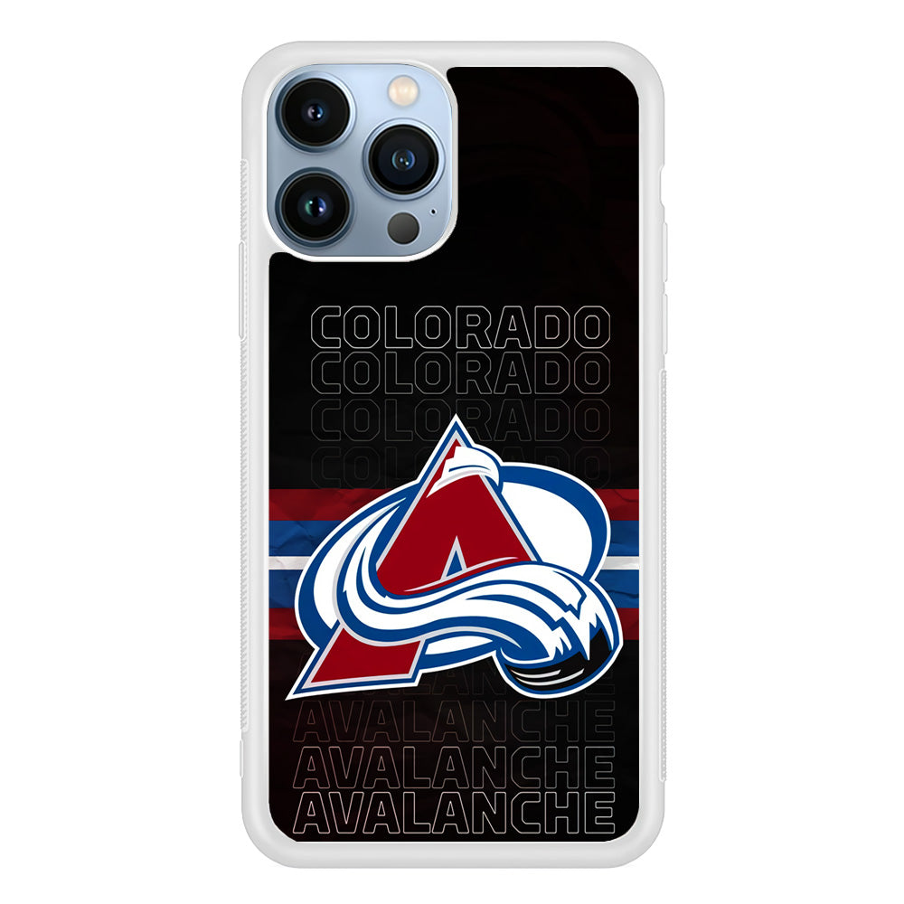 Colorado Avalanche Word Of Team iPhone 14 Pro Case