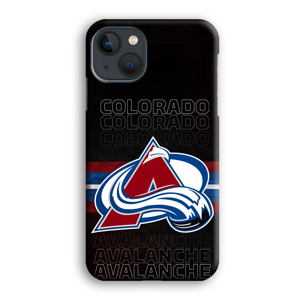 Colorado Avalanche Word Of Team iPhone 13 Case