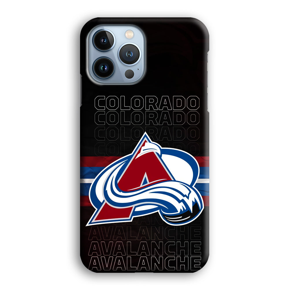 Colorado Avalanche Word Of Team iPhone 14 Pro Case