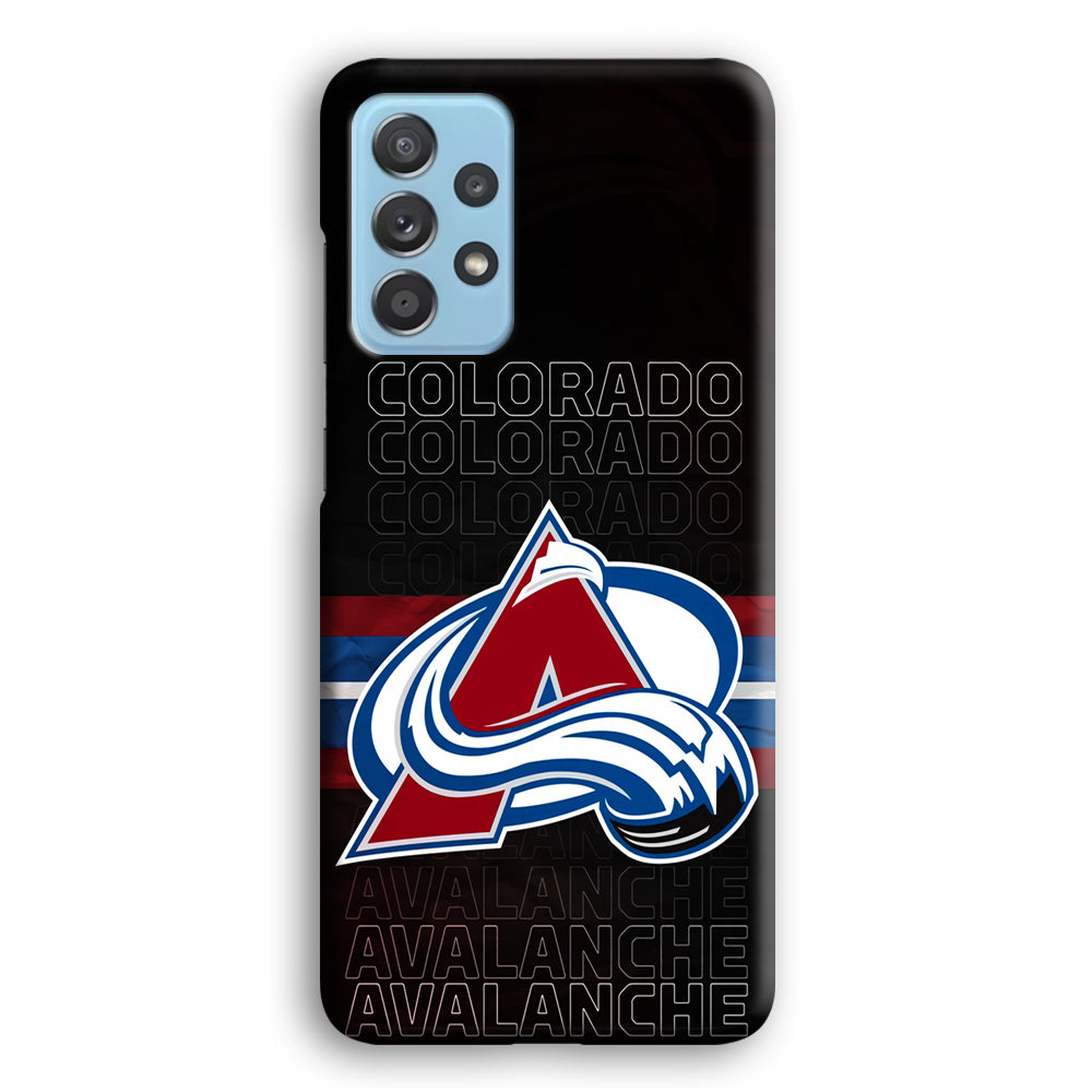 Colorado Avalanche Word Of Team Samsung Galaxy A52 Case