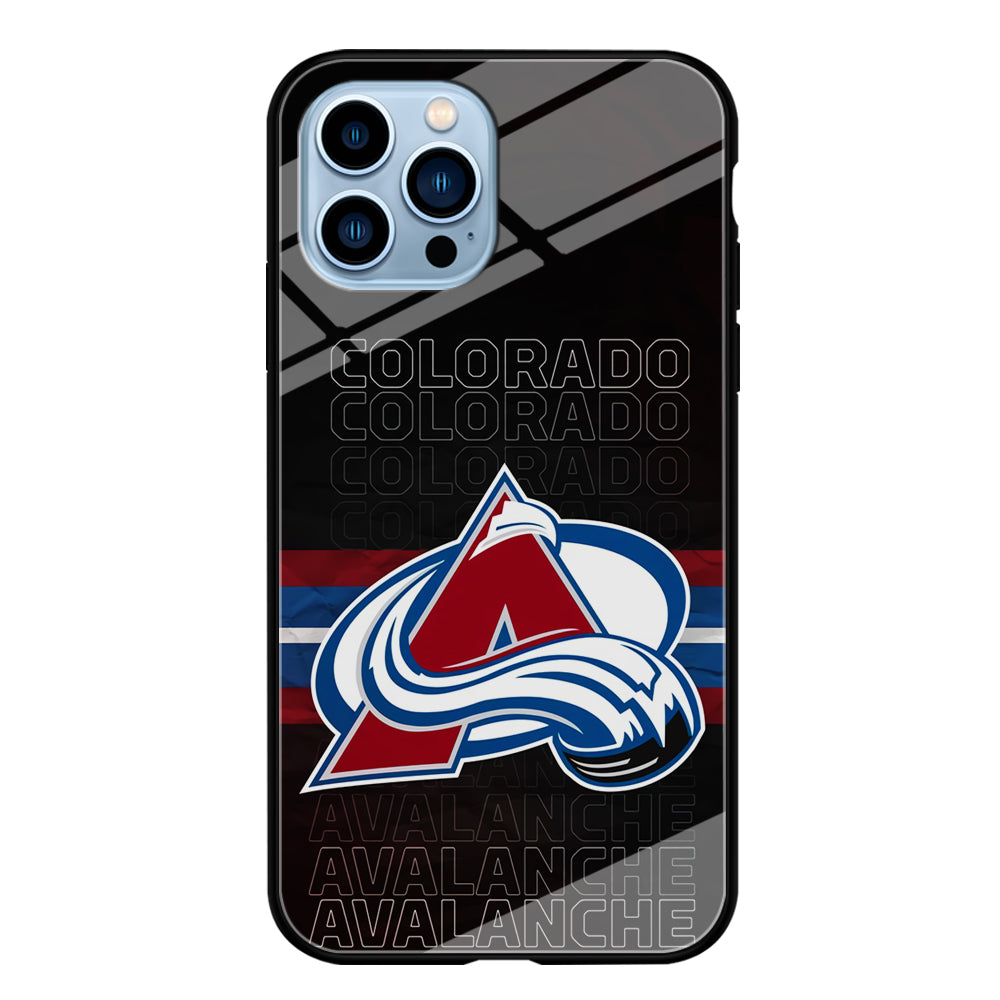 Colorado Avalanche Word Of Team iPhone 15 Pro Max Case