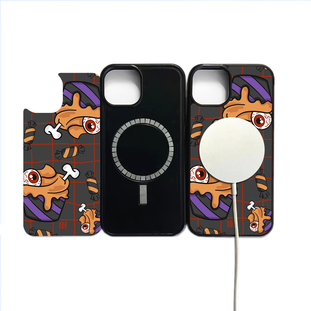 Creepy Party Props Cup of Bone Ice Cream Magsafe iPhone Case