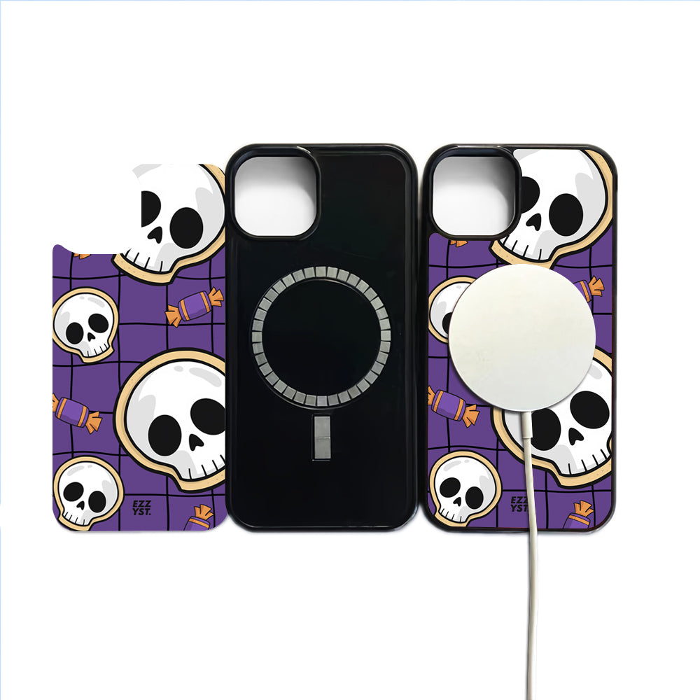 Creepy Party Props Cute Skull Magsafe iPhone Case