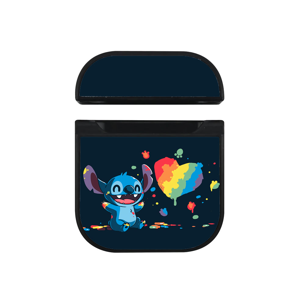 Cute Baby Stitch Hard Plastic Case Cover For Apple Airpods