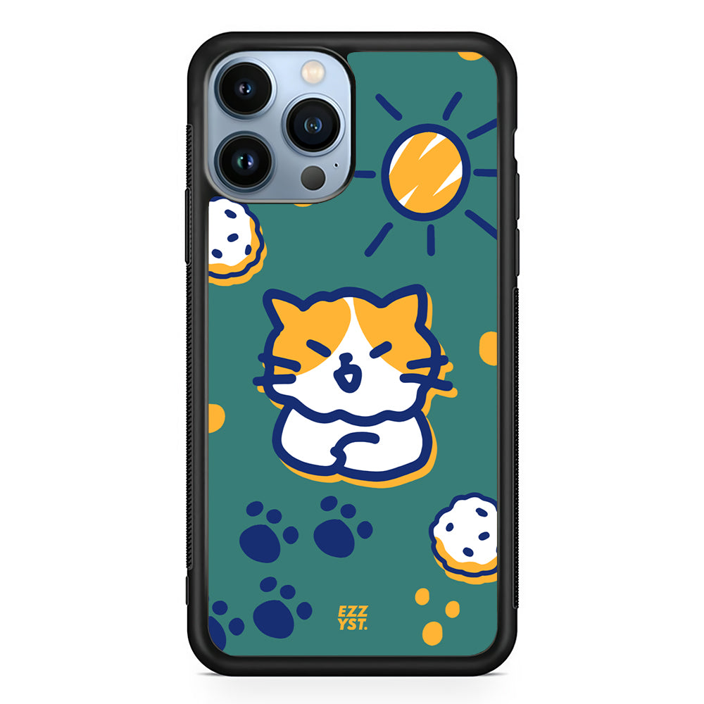 Cute Cartoon Enjoying a Sunny Day Magsafe iPhone Case