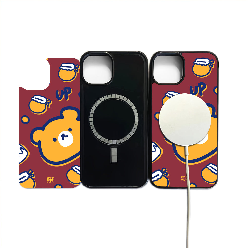 Cute Cartoon Take a Peek at Favorite Foods Magsafe iPhone Case
