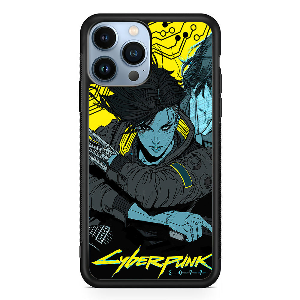 Cyberpunk Judy Character iPhone 15 Pro Max Case