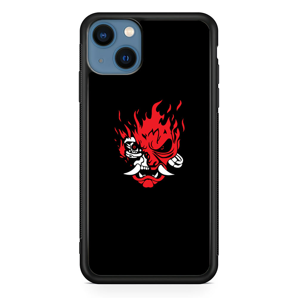 Cyberpunk Logo Black iPhone 15 Plus Case