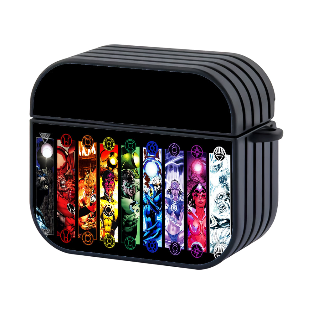 DC Comics Heroes Art Hard Plastic Case Cover For Apple Airpods 3 - Ezzystore