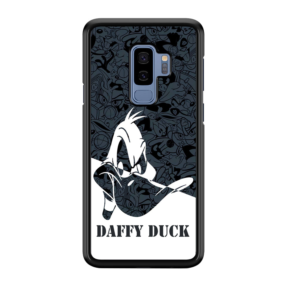 Daffy Duck Silhouette Of Pattern Samsung Galaxy S9 Plus Case