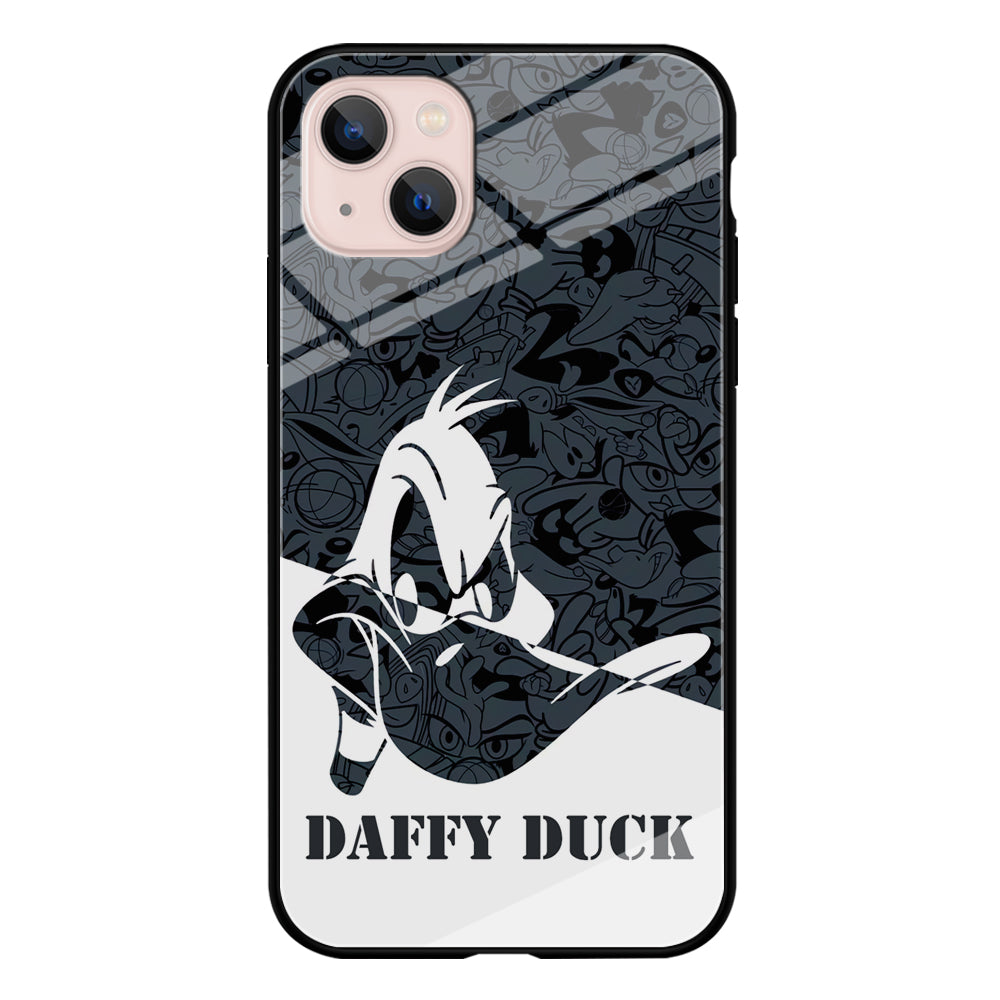 Daffy Duck Silhouette Of Pattern iPhone 13 Case
