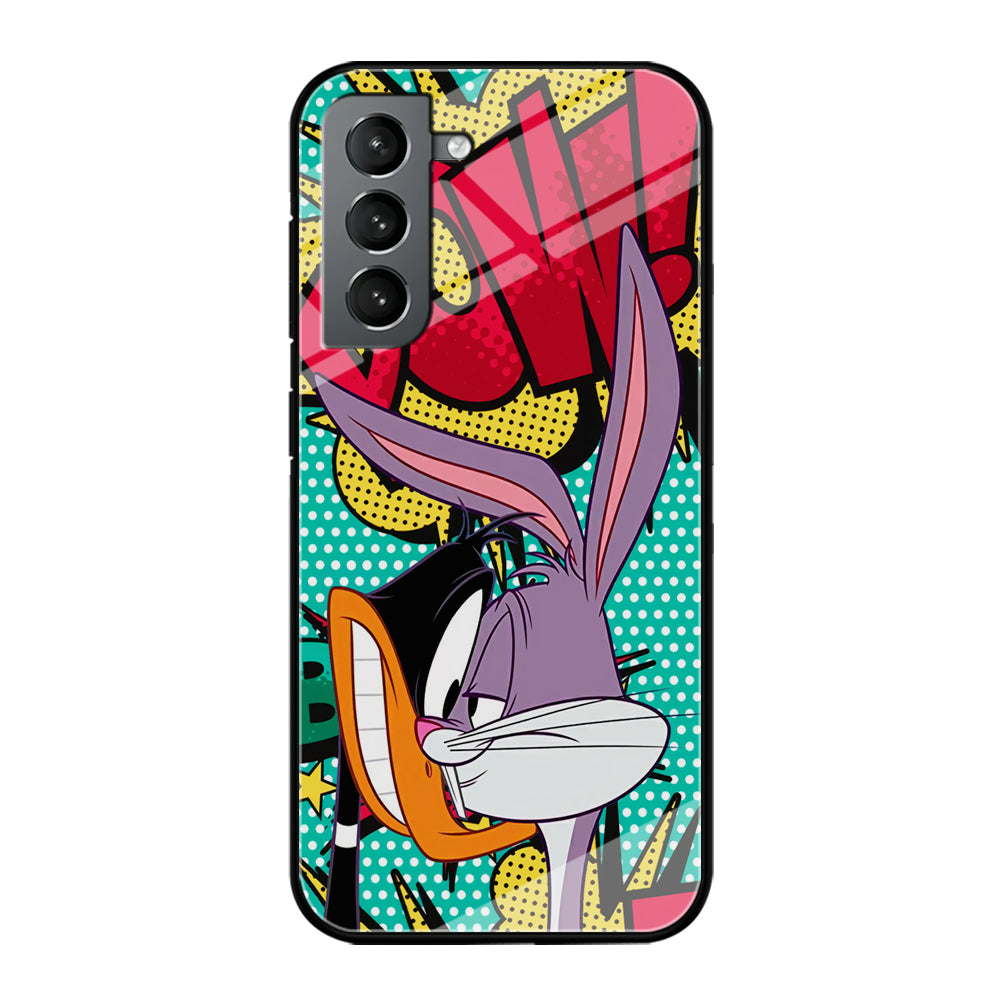 Daffy Duck Versus Bugs Bunny Battle Samsung Galaxy S21 Case