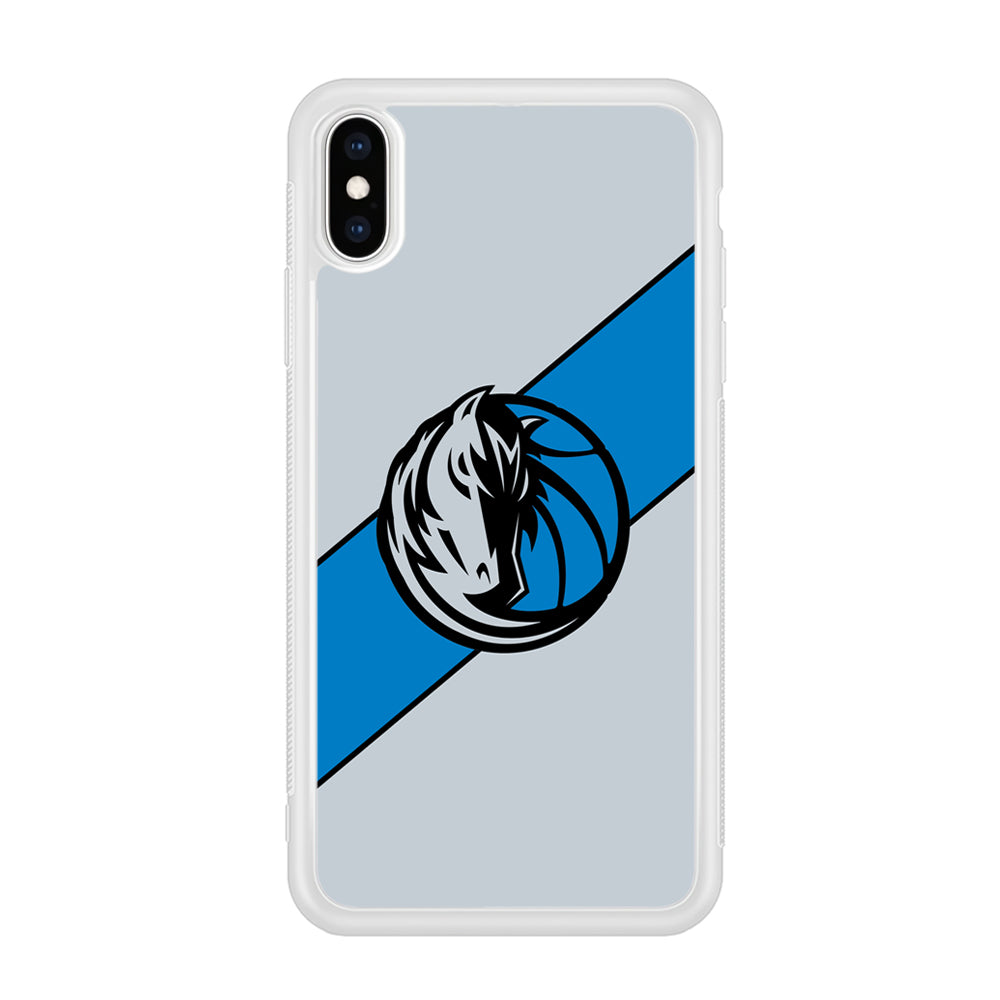 Dallas Mavericks Stripe Blue iPhone XS Case