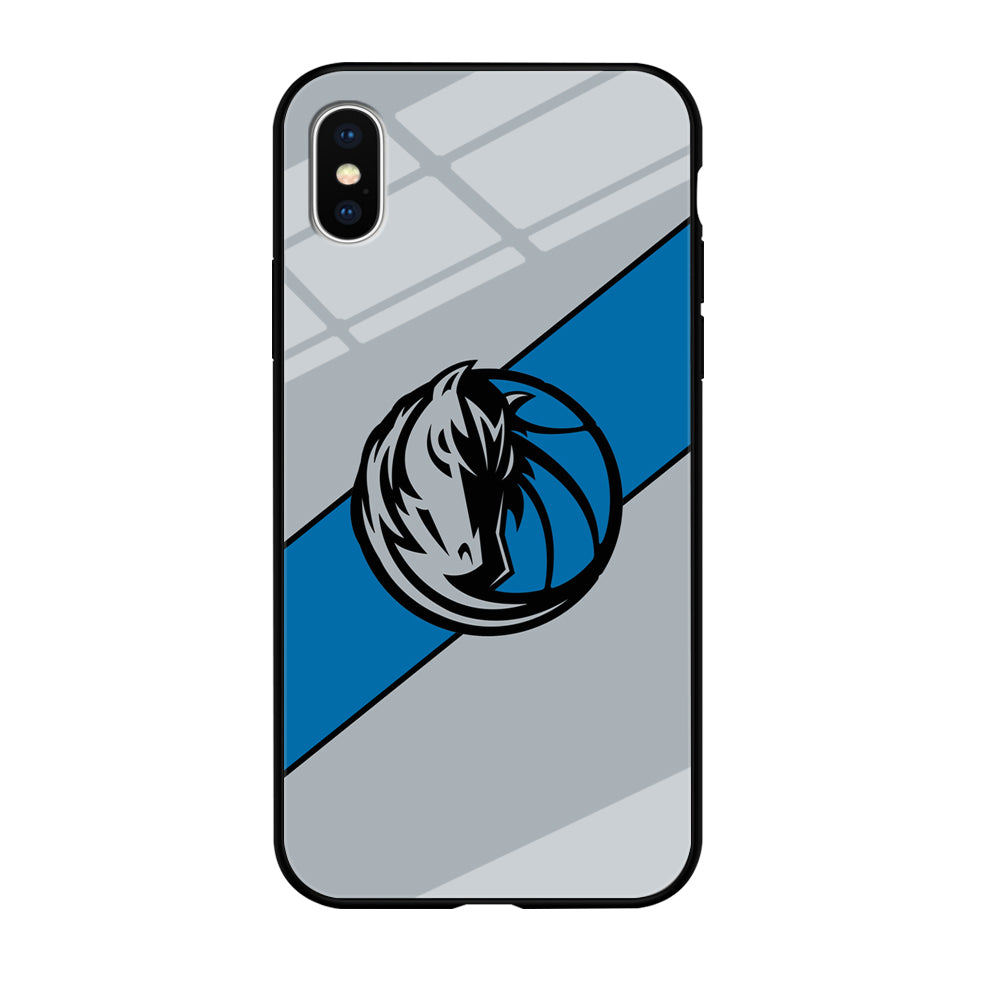 Dallas Mavericks Stripe Blue iPhone XS Case