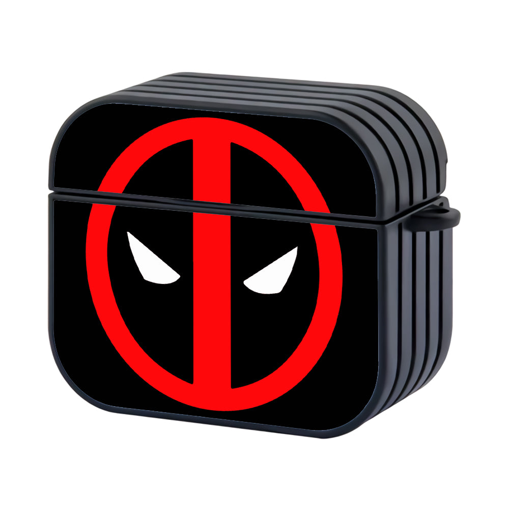 Deadpool Symbol Hero Hard Plastic Case Cover For Apple Airpods 3