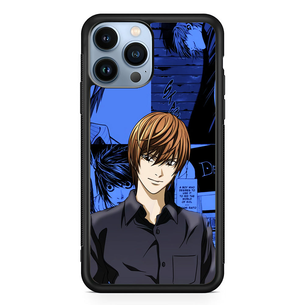 Death Note Light Yagami Comic iPhone 15 Pro Max Case