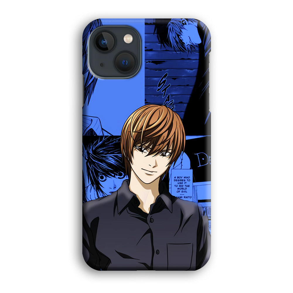 Death Note Light Yagami Comic iPhone 15 Case