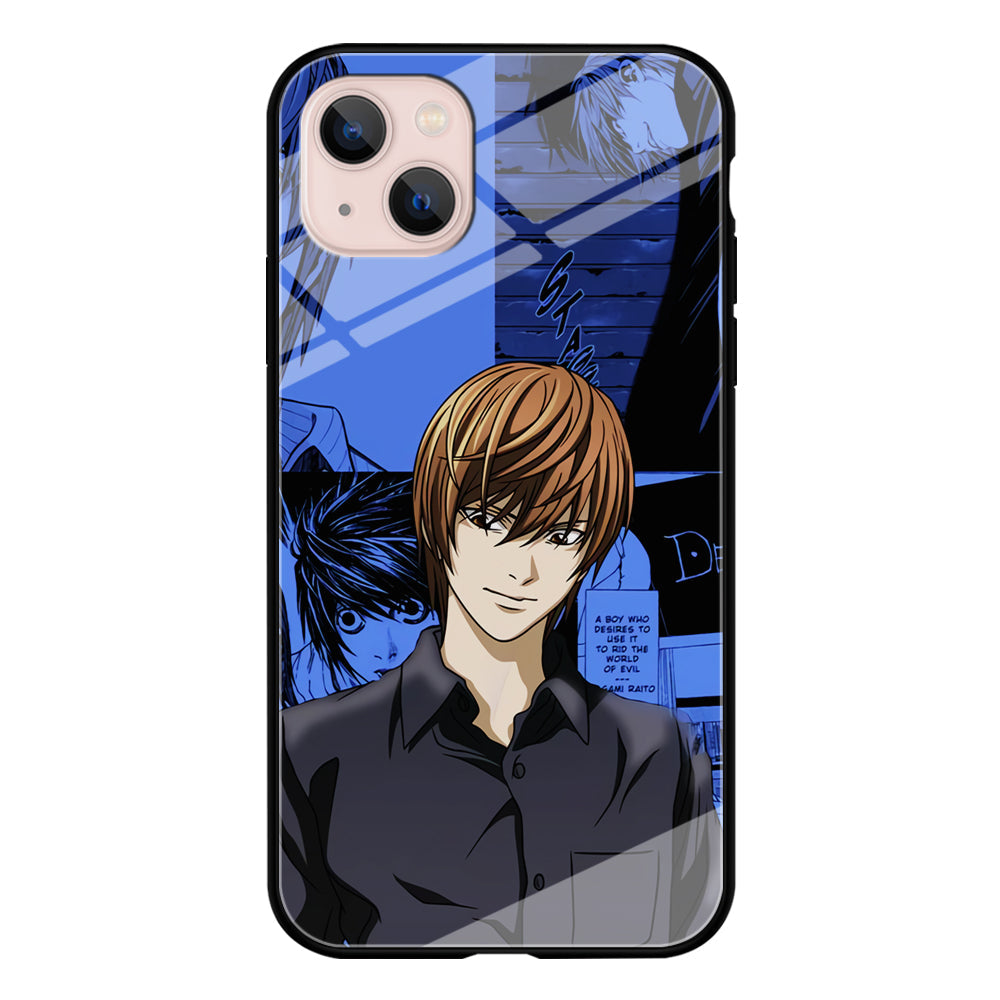 Death Note Light Yagami Comic iPhone 15 Plus Case